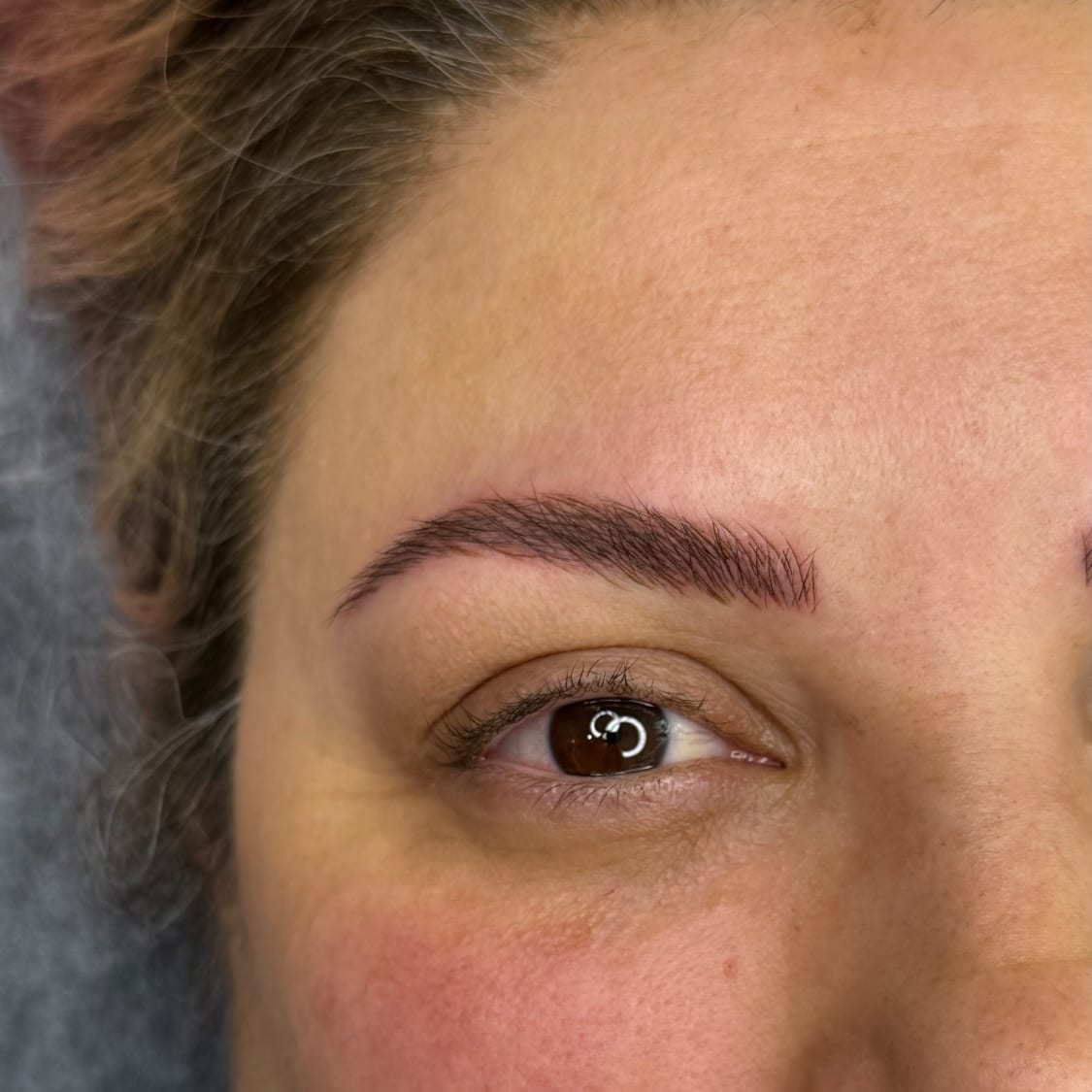 Microblading (Kıl Tekniği) sonucu, İzmir Bornova'daki stüdyodan